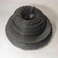 Catena in PVC nera personalizzata con buchi